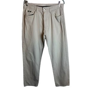 Hugo boss grey straight leg jeans men size 36 w 34 length
